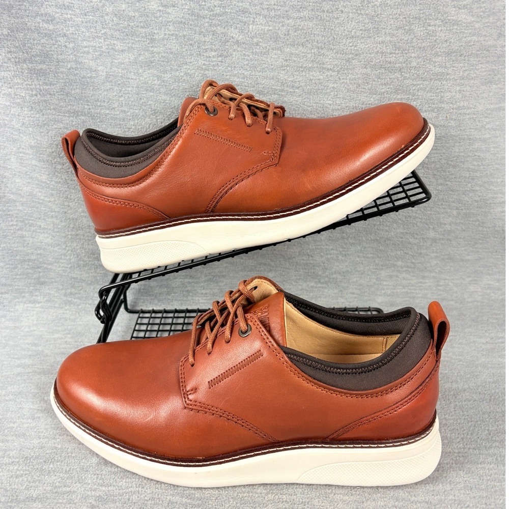 Samuel Hubbard Rafael Lace Up Shoes Mens 8 W Brown Tan Leather Oxfords Comfort